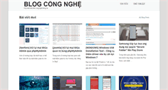 Desktop Screenshot of blogcongnghe.com