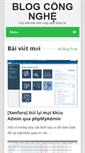 Mobile Screenshot of blogcongnghe.com