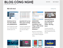 Tablet Screenshot of blogcongnghe.com